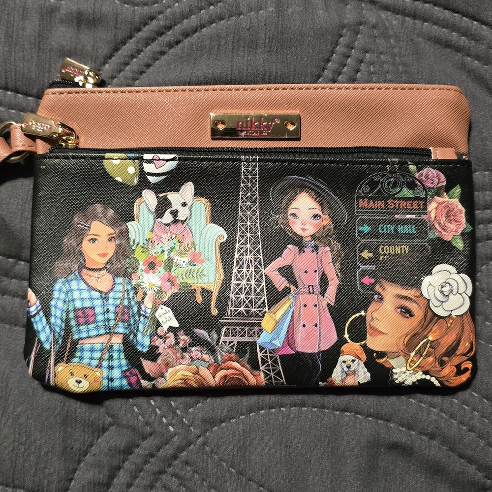 Nicole Lee Emily Goes To Parris Graphic Clutch